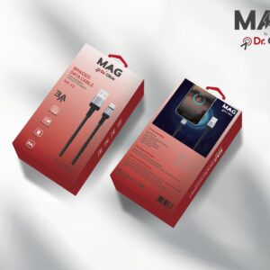 MAG MA-A2 3A Braided USB to Lightning Fast Charging Data Cable by Dr. Click