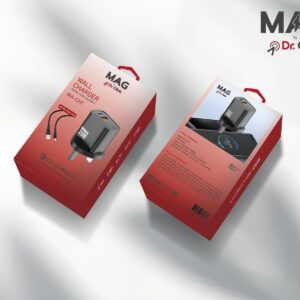 MAG MA-CH1 20W Wall Charger – USB-A & USB-C Fast Charging with PD 3.0 & Quick Charge 2.0 | Includes USB-A to Type-C Cable